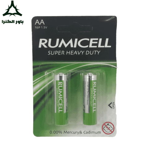 باتری قلمی 1.5 ولت RUMICELL رامیسل | کارت 2 عددی