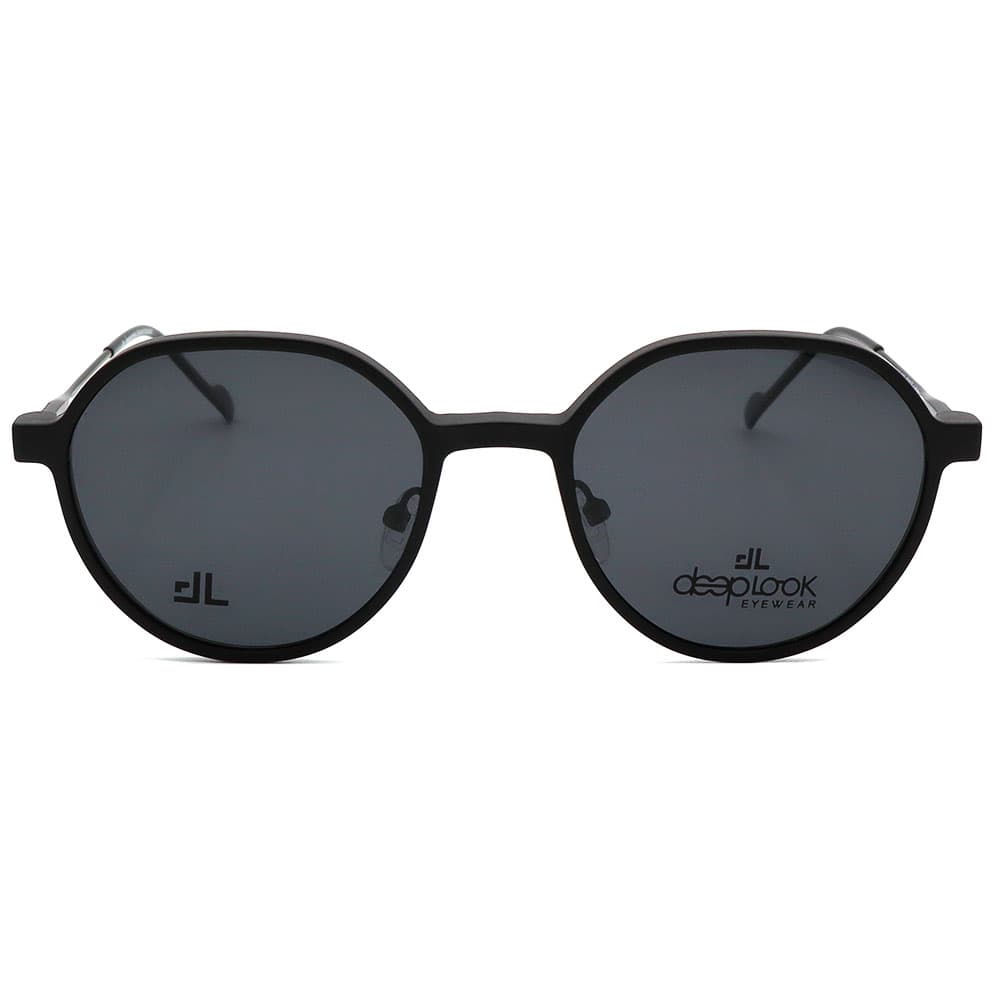 عینک طبی کاوردار گرد فلزی Deeplook H.H31026