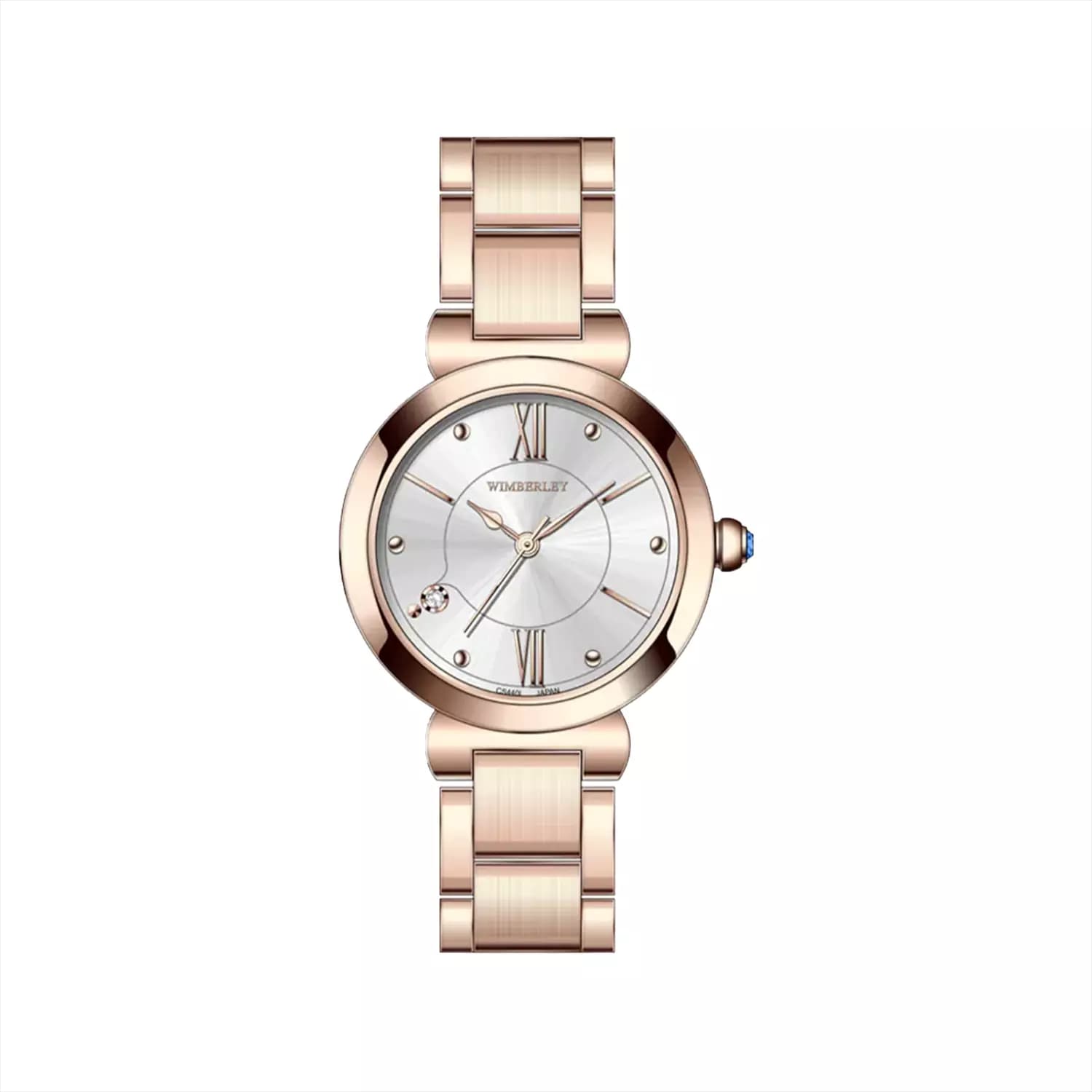 ساعت مچی عقربه ای ویمبرلی زنانه فلزی رزگلد WB-CS440L-A4 — تصویر ۲