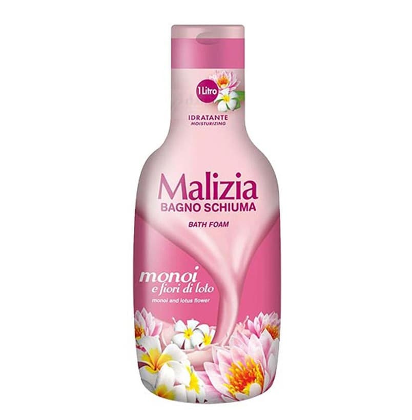 شامپو بدن مالزیا Malizia مدل Monoi e Fiori Di Loto حجم 1000 میل — تصویر ۳