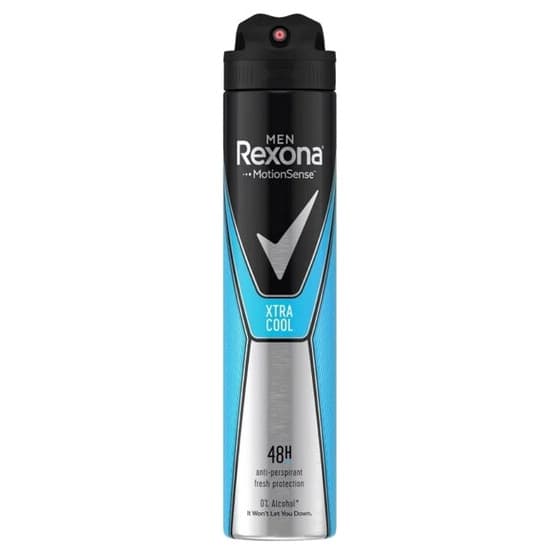 اسپری دئودورانت رکسونا Rexona مردانه مدل Xtra Cool اصل ایتالیا حجم 200 میل