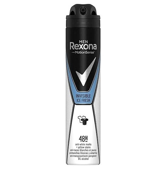 اسپری دئودورانت رکسونا Rexona مردانه مدل Invisible Ice Fresh اصل ایتالیا حجم 200 میل