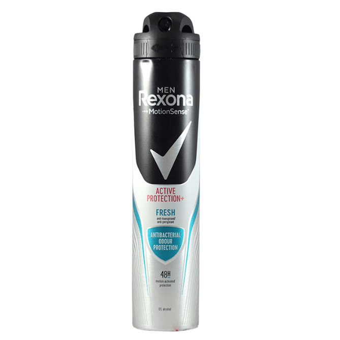 اسپری دئودورانت رکسونا Rexona مردانه مدل Active Protection Fresh اصل ایتالیا حجم 200 میل