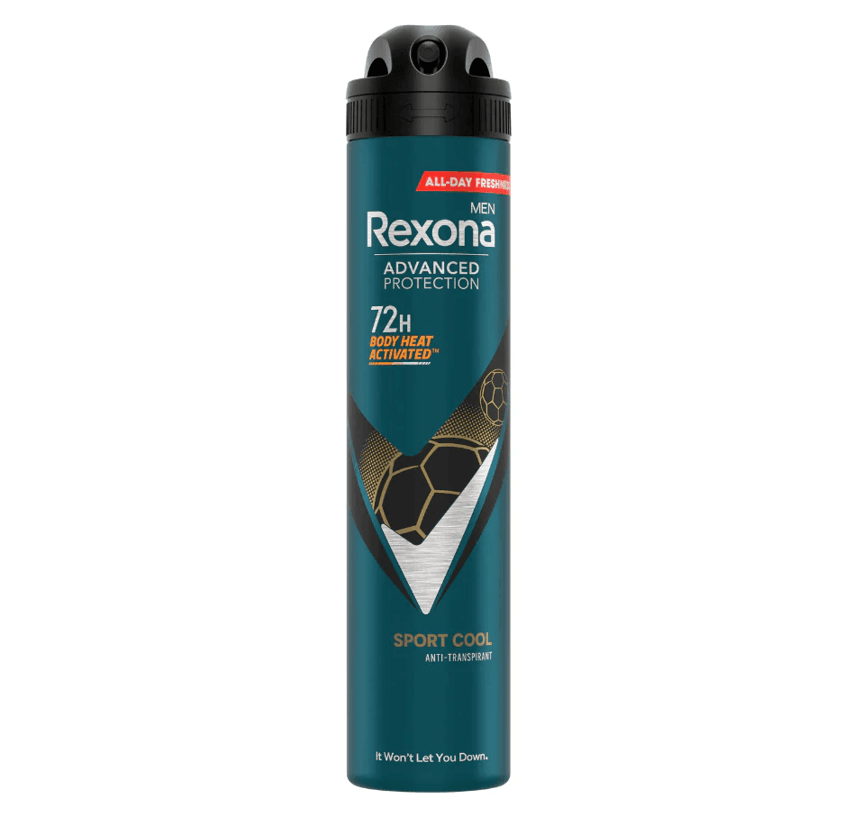 اسپری دئودورانت رکسونا Rexona مردانه 72 ساعته Sport Cool اصل ایتالیا حجم 200 میل
