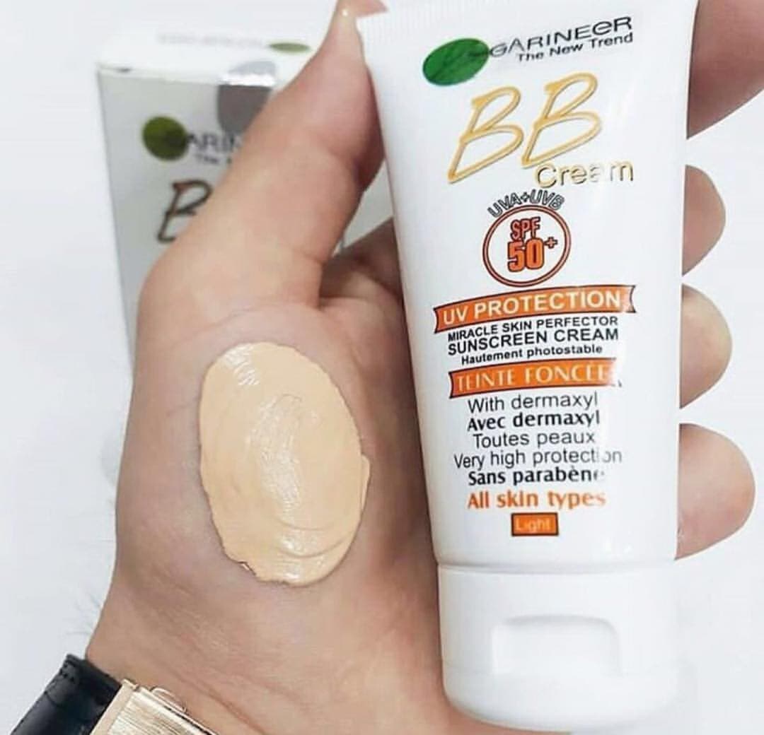 کرم ضد آفتاب BB گارنیر برای انواع پوست spf50+ — تصویر ۹