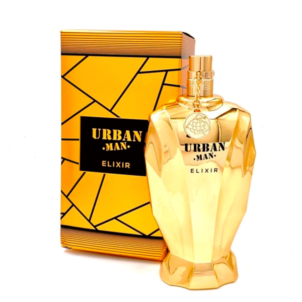 ادو پرفیوم مردانه فراگرنس ورد مدل اوربان من الکسیر Urban Man Elixir حجم 90 میلی‌لیتر — تصویر ۴
