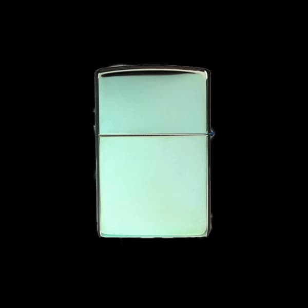 فندک اورجینال زیپو سبز کروم Zippo lighter green chrome