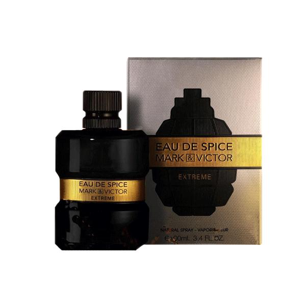 ادو پرفیوم مردانه فراگرنس ورد مدل اسپایس مارک & ویکتور اکستریم Eau De Spice Extreme حجم 100 میلی‌لیتر