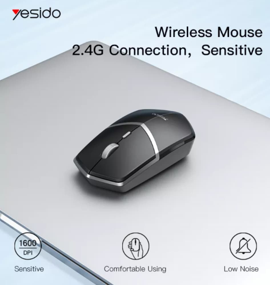 ماوس وایرلس یسیدو مدل YESIDO Wireless Mouse KB16 — تصویر ۴