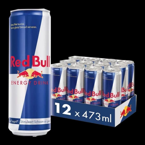 باکس نوشیدنی انرژی زا ردبول Redbull energy drink 12x box — تصویر ۳