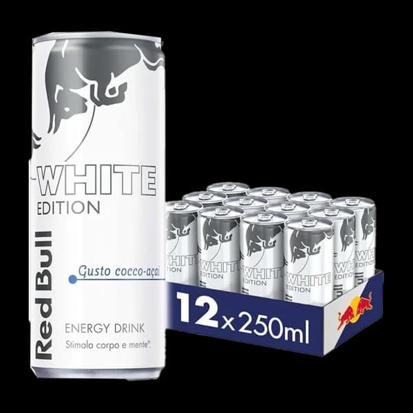 باکس نوشیدنی انرژی زا ردبول سفید Redbull energy drink white edition box — تصویر ۳