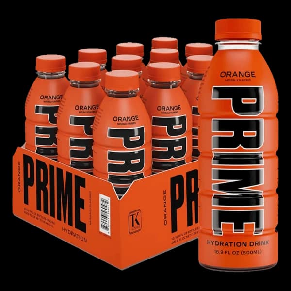 باکس نوشیدنی انرژی زا پرایم پرتقال Prime energy drink orange box — تصویر ۲