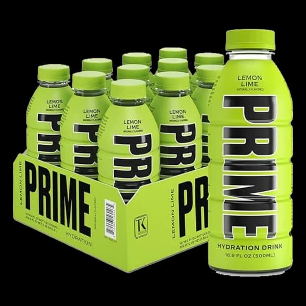باکس نوشیدنی انرژی زا پرایم لیمو Prime energy drink lemon lime box — تصویر ۳