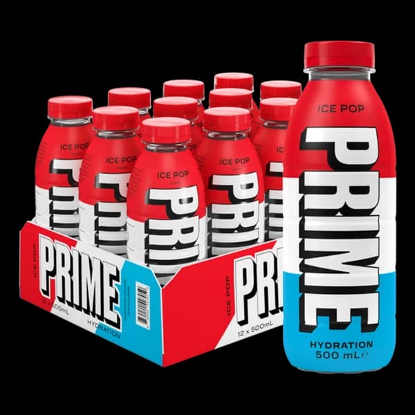 باکس نوشیدنی انرژی زا پرایم آیس پاپ Prime energy drink ice pop box — تصویر ۲