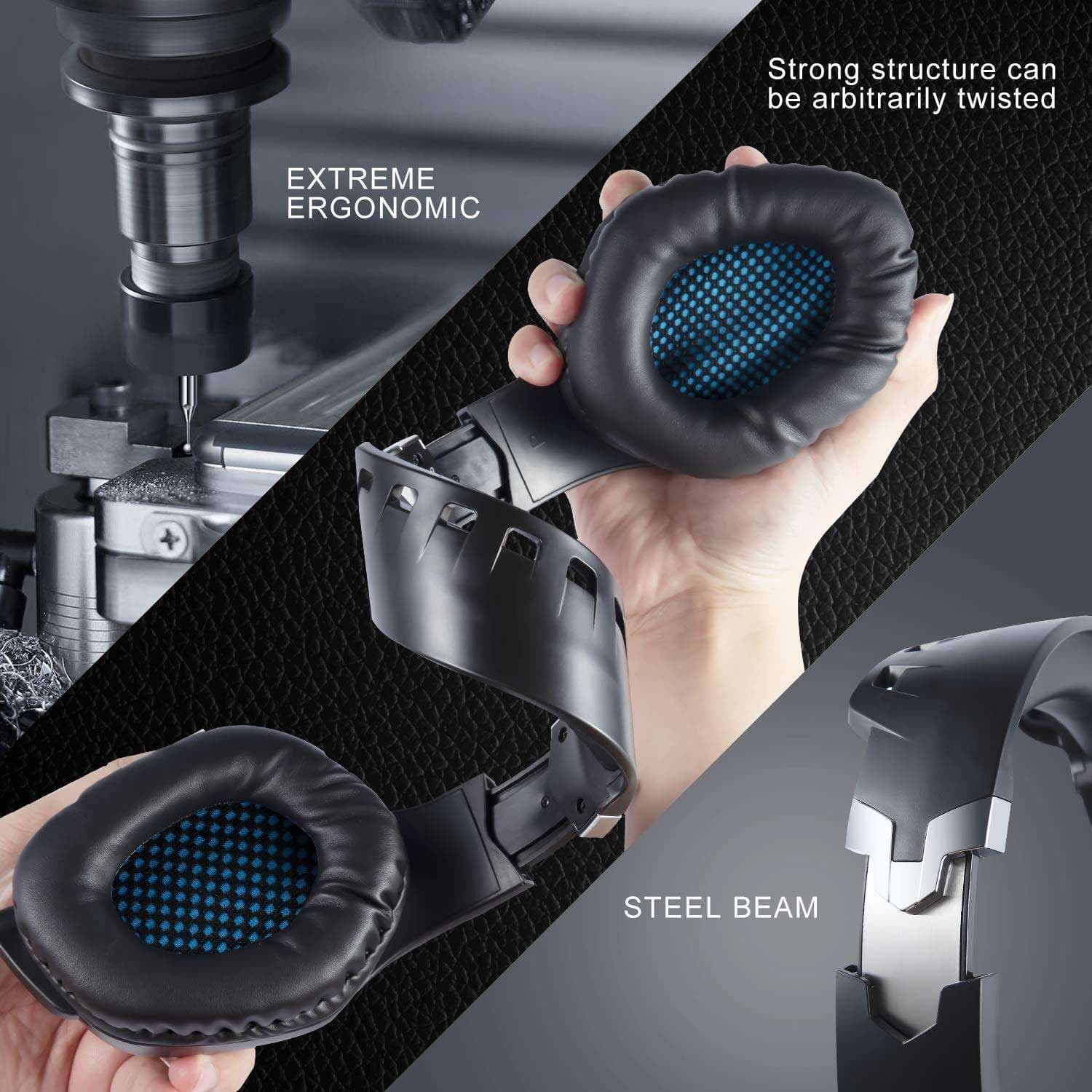 هدست گیمینگ اونیکوما مدل ONIKUMA K1-B PRO — تصویر ۶