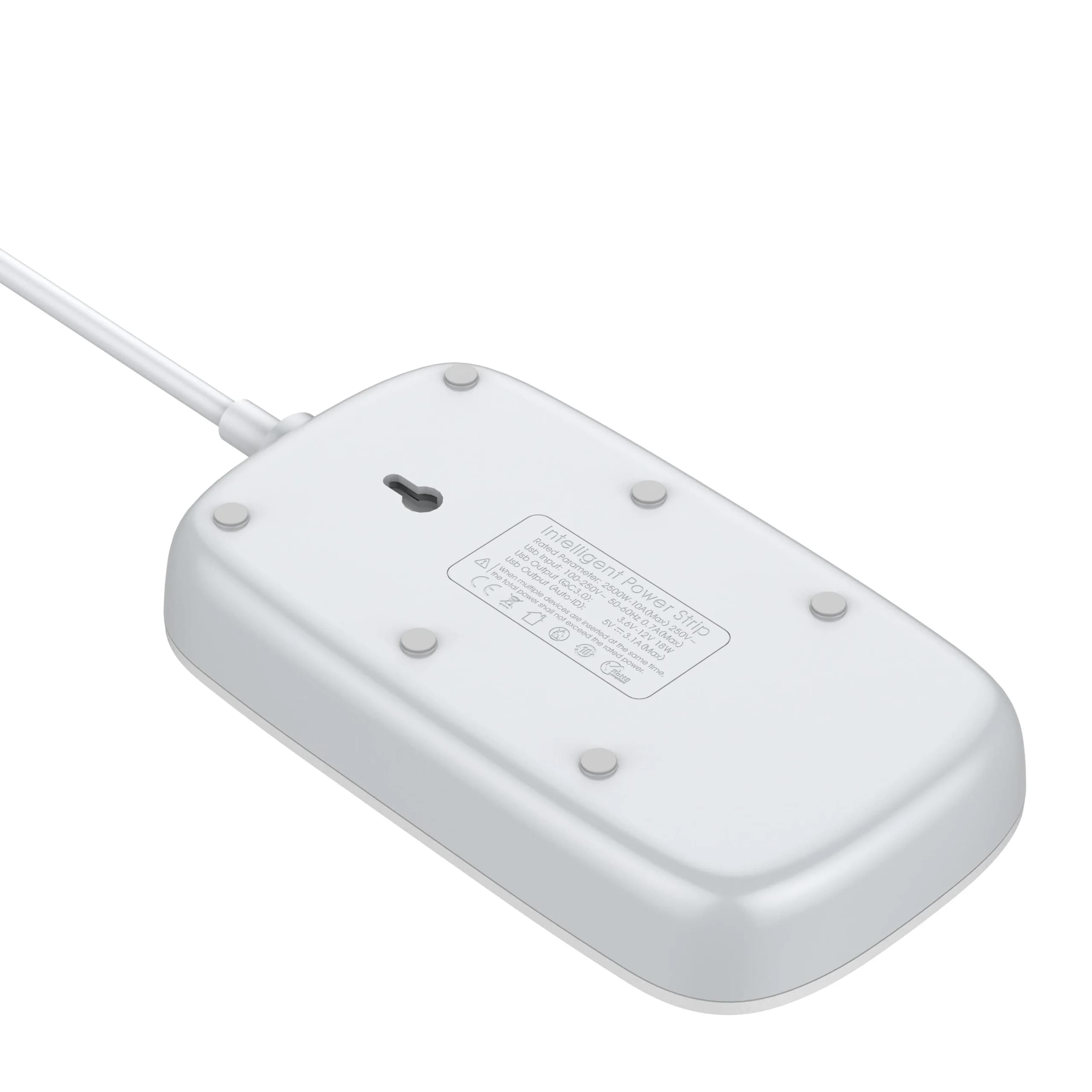 چهار راهی برق و شارژر الدینیو مدل LDINO 4 Power Socket + 4 USB Power Strip SC4407 — تصویر ۸