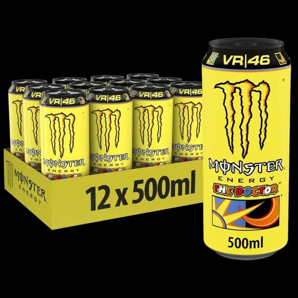 باکس نوشیدنی انرژی زا مانستر وی ار 46 Monster energy drink the doctor vr-46 box