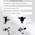 هولدر دریچه کولری الدینیو LDNIO Gravity Car Mount Phone Holder MG01 — تصویر ۵