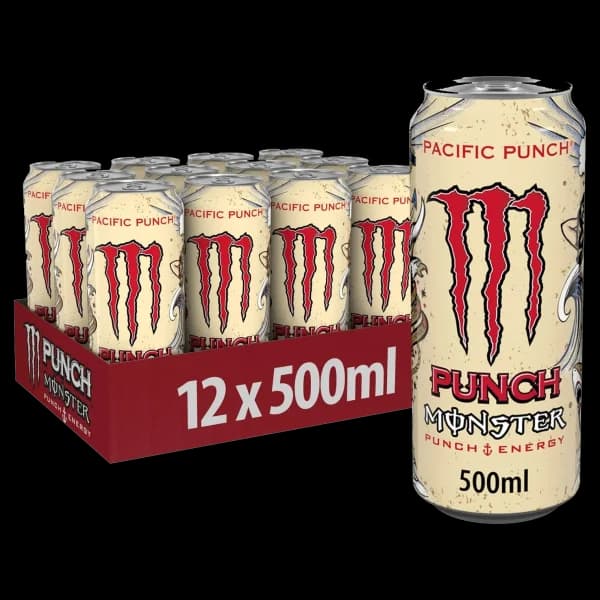 باکس نوشیدنی انرژی زا مانستر پاسیفیک پانچ Monster energy drink pasific punch box