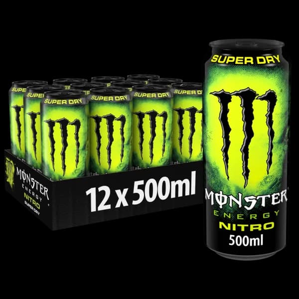 باکس نوشیدنی انرژی زا مانستر نیترو سوپر درای Monster energy drink nitro super dry box