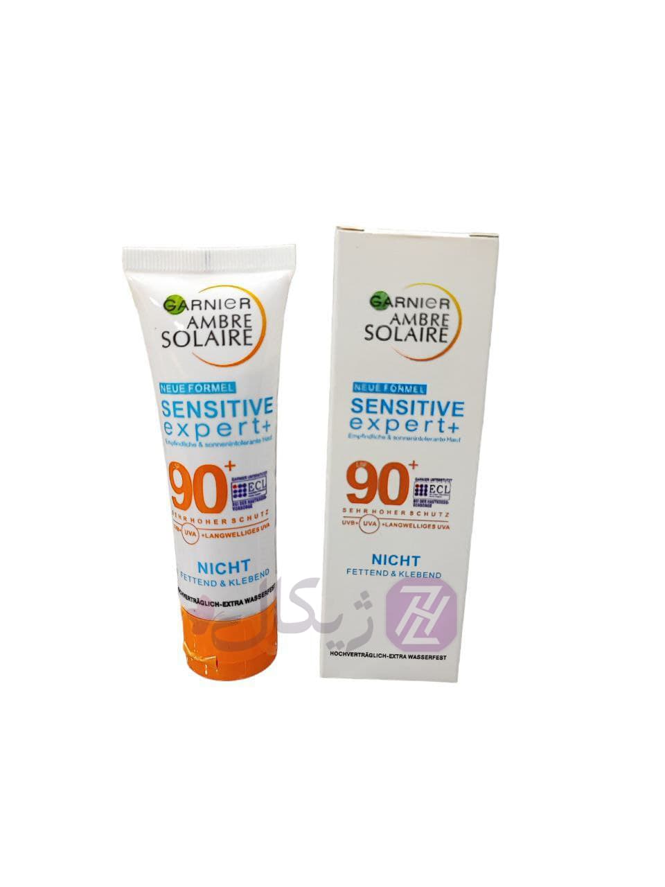 ضدآفتاب گارنیر ضد حساسیت مدل AMBRE SOLAIRE SENSITIVE90 — تصویر ۹