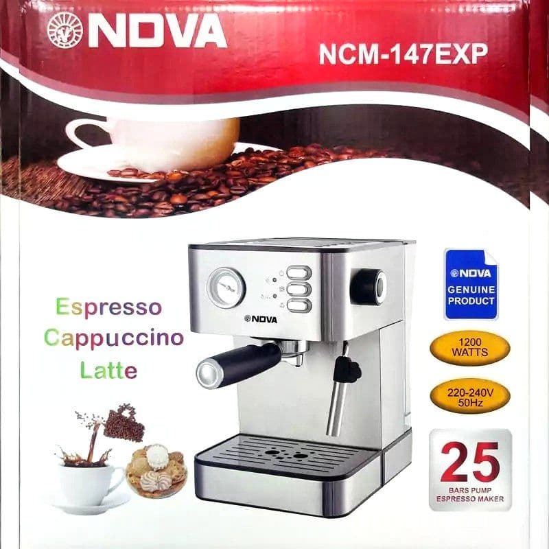 اسپرسو ساز ندوا 25 بار اصلی مدل NCM147EXP — تصویر ۴