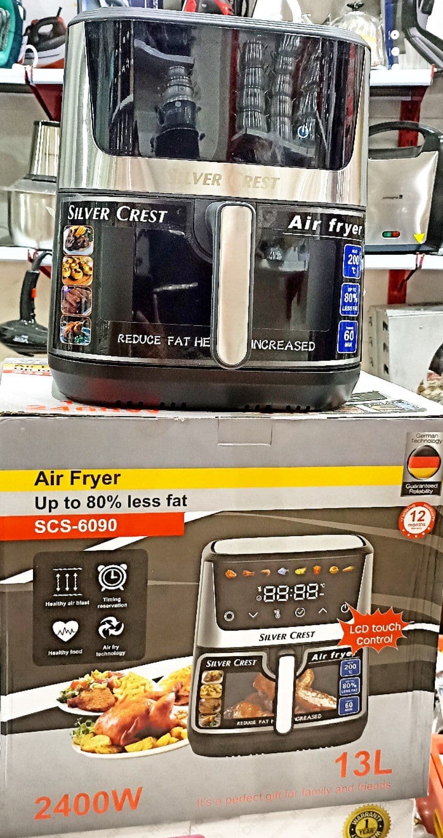 سرخ کن سیلور کرست 13 لیتر scs-6090