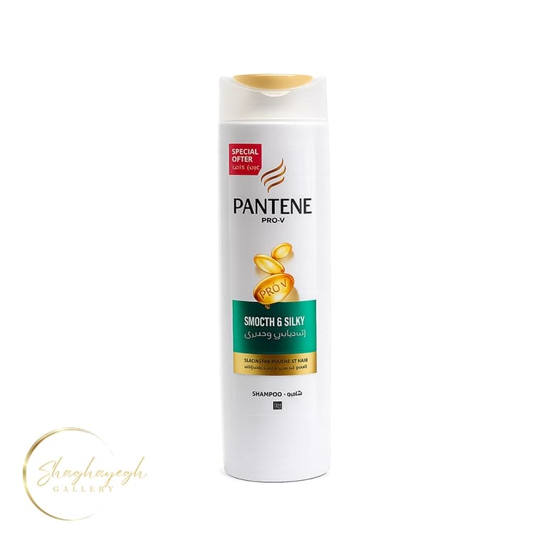 شامپو نرم کننده و صاف کننده مو پنتن مدل Smooth & Silky 390 میلی‌لیتر — تصویر ۳