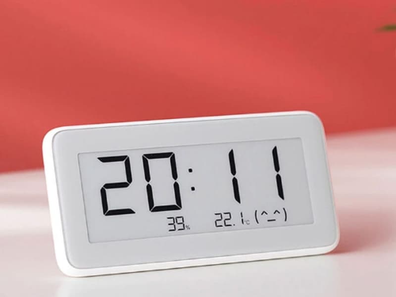 ساعت و دماسنج و رطوبت سنج هوشمند شیائومی Xiaomi MIJIA Temperature Humidity Meter — تصویر ۸