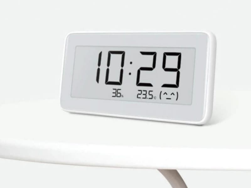 ساعت و دماسنج و رطوبت سنج هوشمند شیائومی Xiaomi MIJIA Temperature Humidity Meter — تصویر ۹