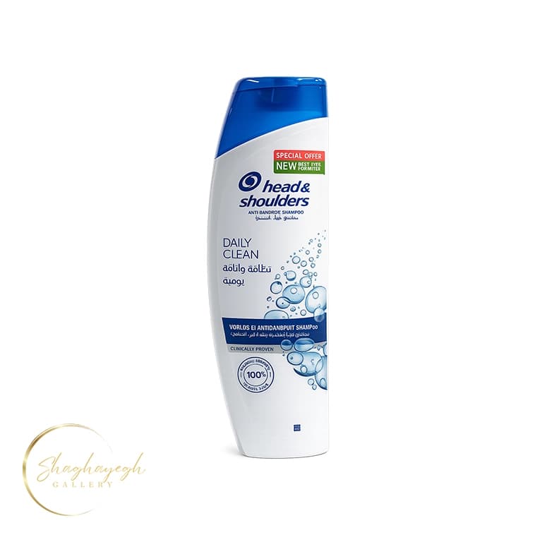 شامپو ضد شوره پاک کننده روزانه هد اند شولدرز Daily Clean 375 میل Head & Shoulders Daily Clean Anti-Dandruff Shampoo 375ml — تصویر ۳