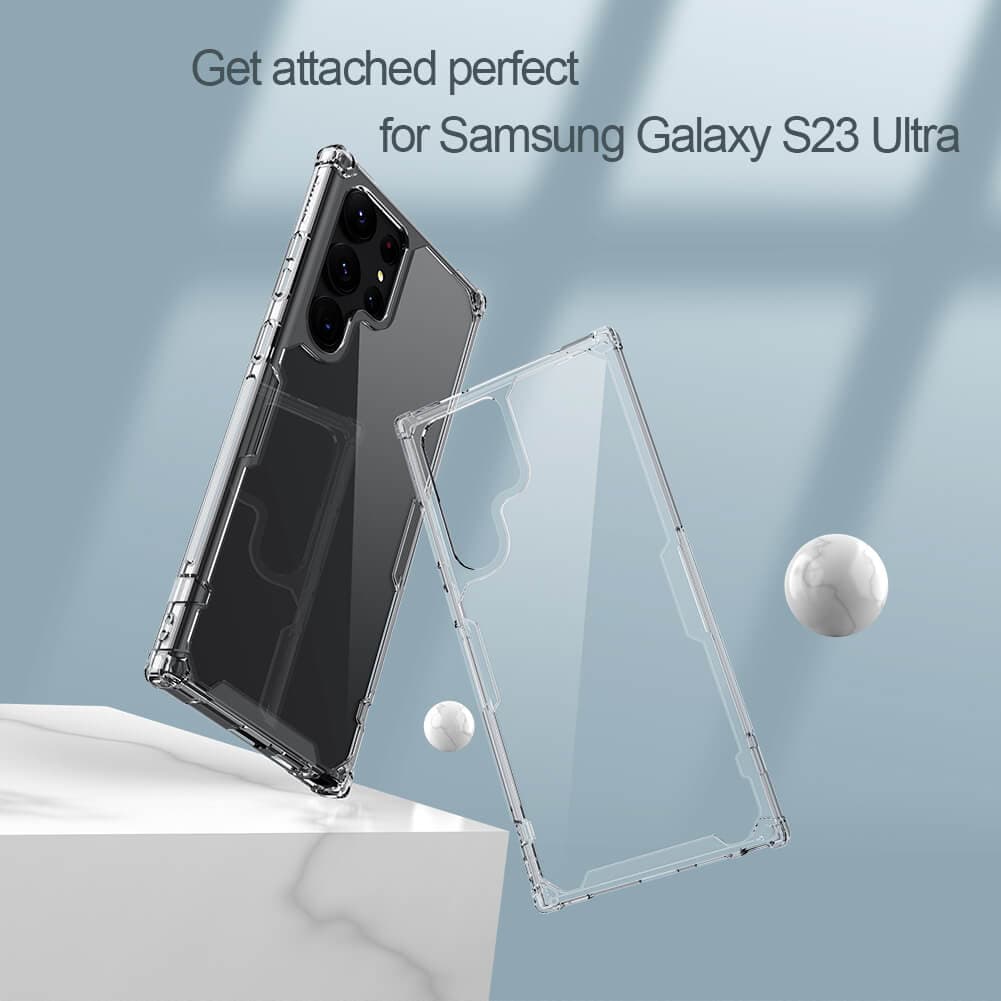 کاور نیلکین مدل Nature TPU Pro مناسب برای گوشی موبایل سامسونگ Galaxy S23 Ultra — تصویر ۹