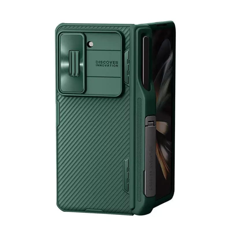 کاور نیلکین مدل CamShield مناسب برای گوشی موبایل سامسونگ Galaxy Z Fold 5 / W24 به همراه نگهدارنده قلم — تصویر ۸