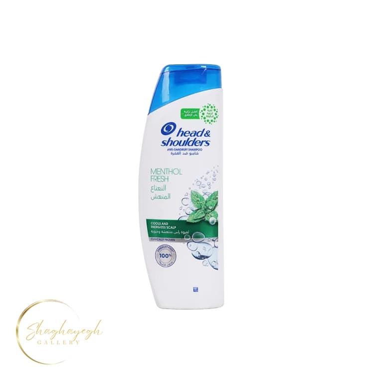 شامپو ضد شوره خنک کننده نعناع هد اند شولدرز Menthol Fresh 375 میل Head & Shoulders Menthol Fresh Anti-Dandruff Shampoo 375ml — تصویر ۳