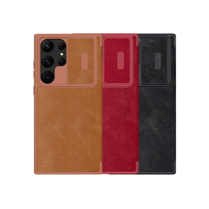 کیف کلاسوری نیلکین مدل Qin Pro Leather Case مناسب برای گوشی موبایل سامسونگ Galaxy S23 Ultra — تصویر ۱۱
