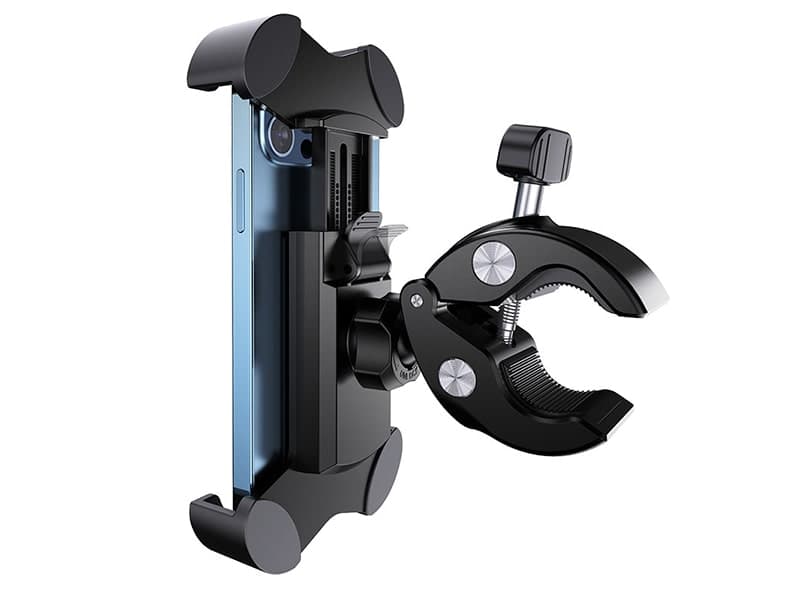 پایه نگهدارنده گوشی مخصوص دوچرخه و موتور یوسمز USAMS universal rotary bike holder US-ZJ064 — تصویر ۱۱