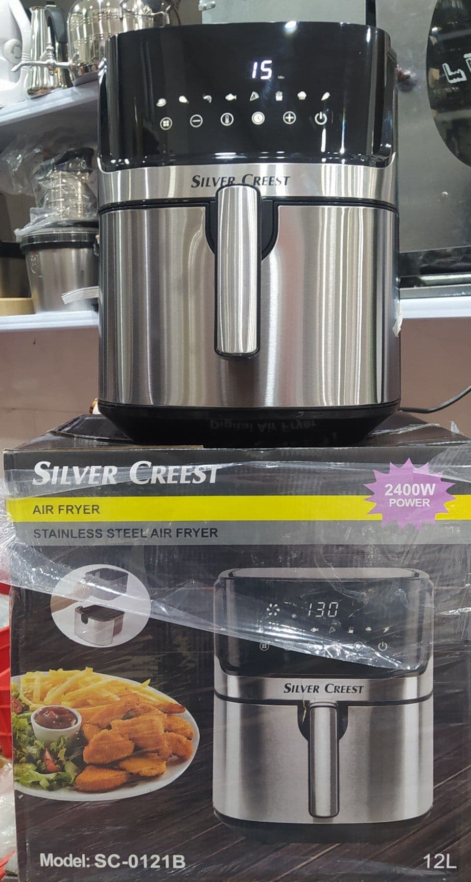 سرخ کن 12 لیتر سیلور کرست sc-0121b — تصویر ۳