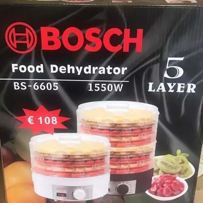 میوه خشک کن بوش مدل 6605-BS | ۱۵۵۰ وات — تصویر ۳