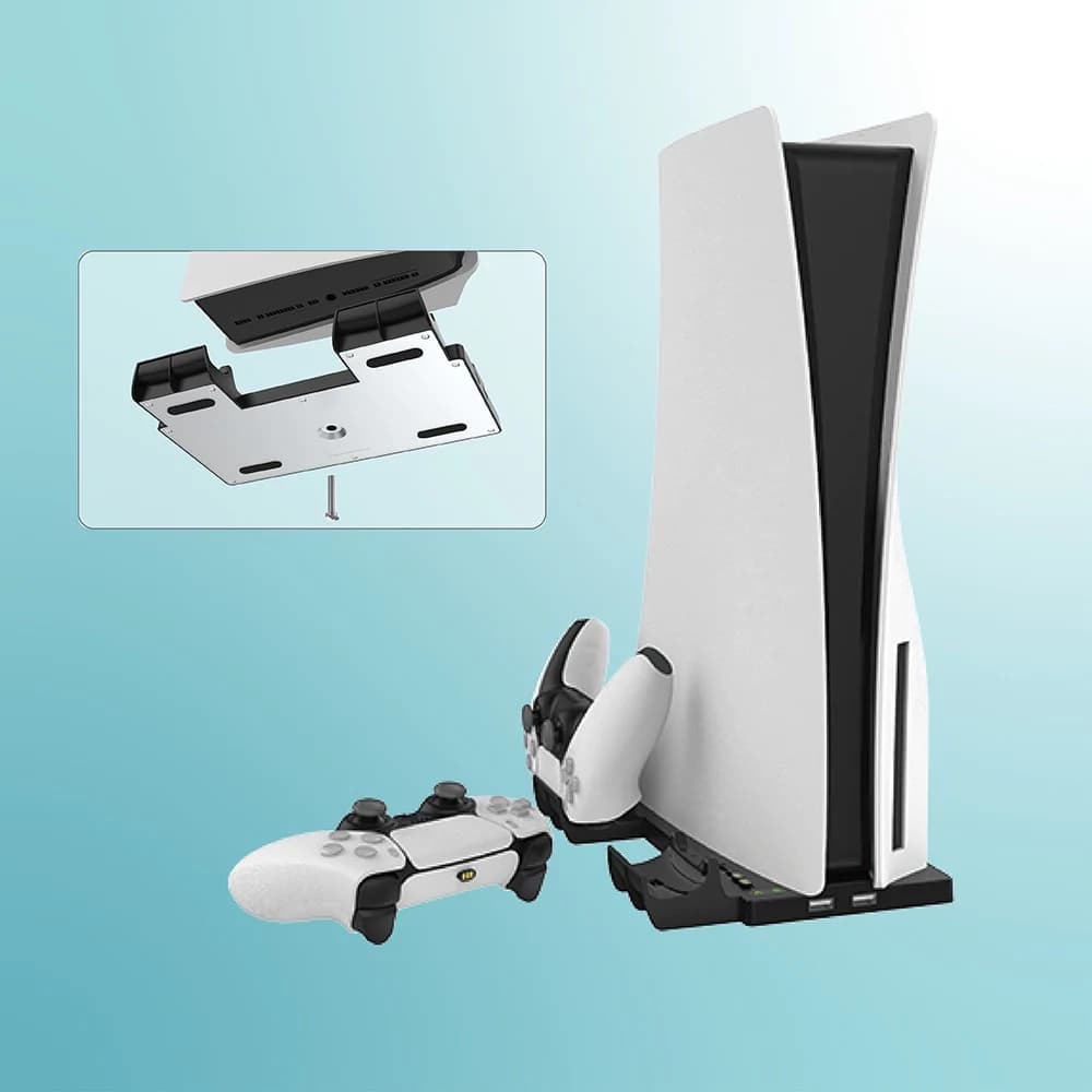 استند و پایه شارژ پلی استیشن 5 مدل OIVO Multifunction Charging Stand IV5238 — تصویر ۹