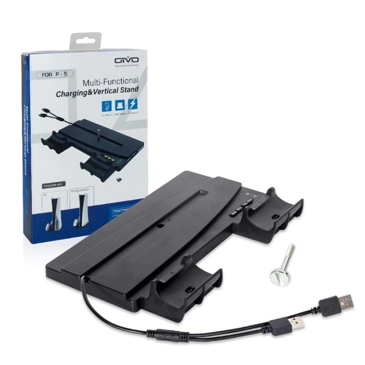 استند و پایه شارژ پلی استیشن 5 مدل OIVO Multifunction Charging Stand IV5238 — تصویر ۶