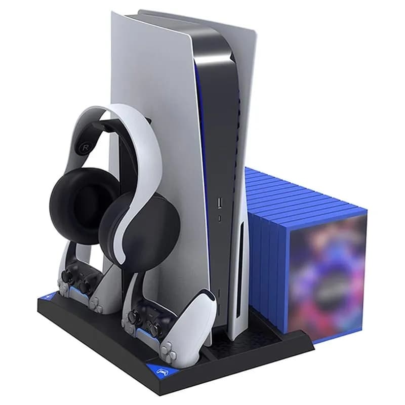 پایه استند 6 کاره پلی استیشن 5 آی پگا مدل iPega PG-P5013 6-in-1 Multifunctional Cooling & Charging Station — تصویر ۳