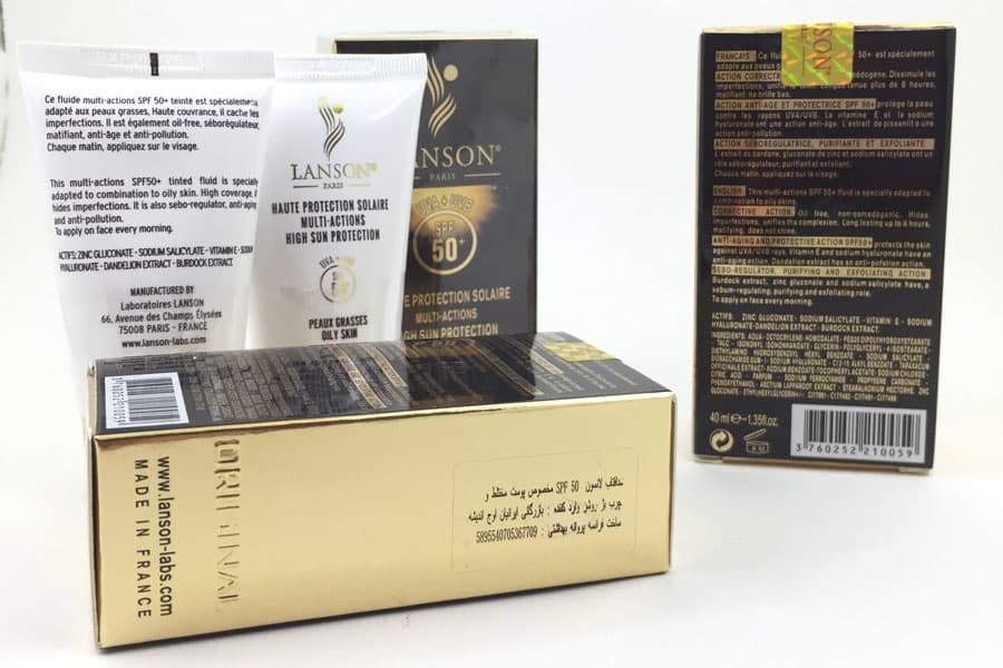 کرم ضد آفتاب رنگی لانسون LANSON — تصویر ۵