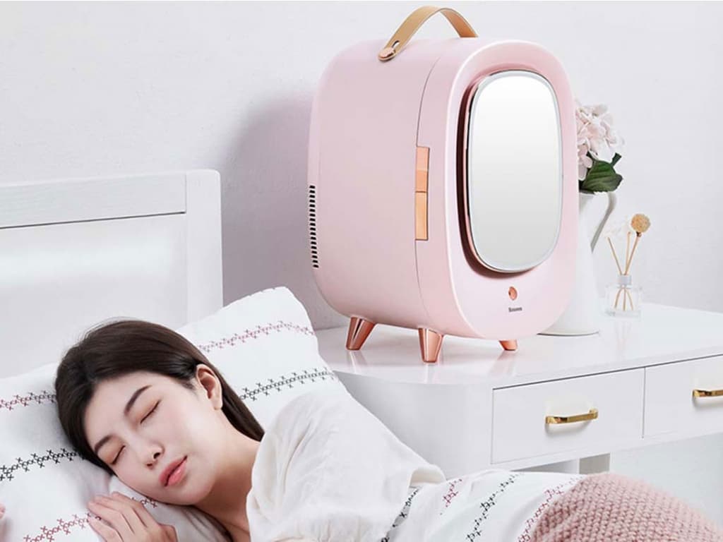 یخچال 13 لیتری بیسوس Baseus Beauty Fridge CRBXNS-A04 مناسب لوازم آرایشی زیبایی — تصویر ۵