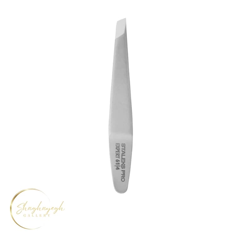 موچین اصلاح و فرمدهی ابرو سرکج استالکس پرو اکسپرت ۶۱ مدل ۴ Staleks Pro Expert 61 Type 4 Slanted Eyebrow Tweezers — تصویر ۸