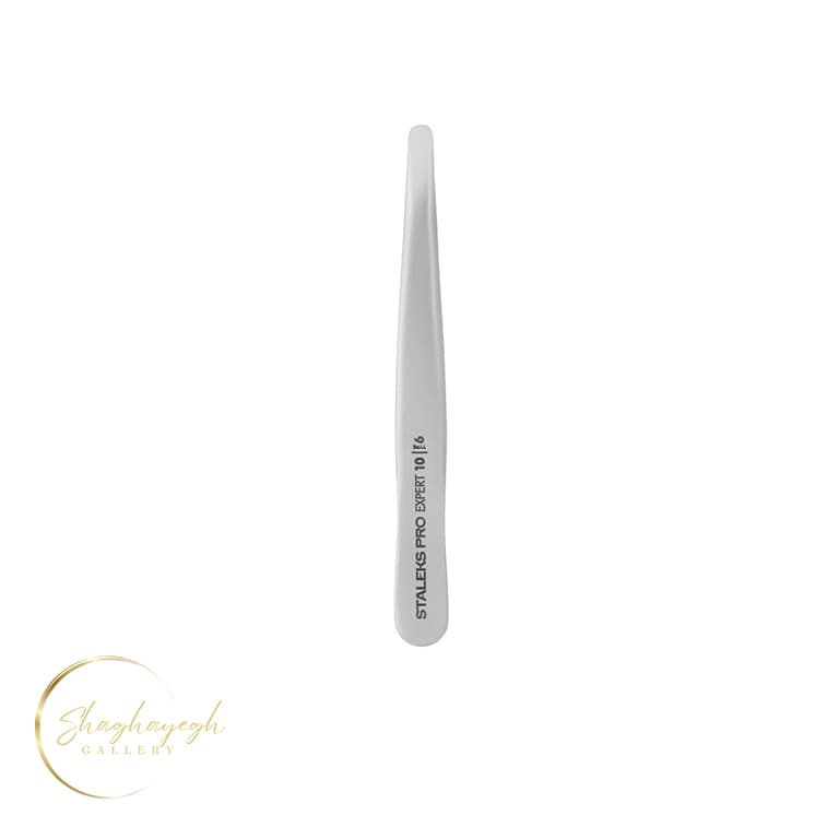 موچین اصلاح و فرم‌دهی ابرو استالکس پرو اکسپرت ۱۰ تایپ ۶ Staleks Pro Expert 10 Type 6 Eyebrow Tweezers — تصویر ۶