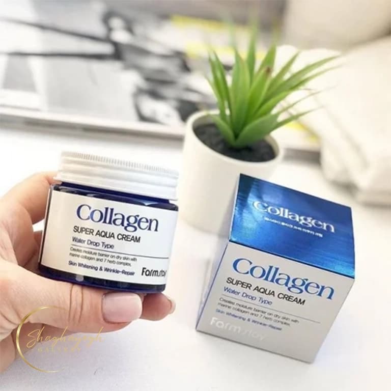 کرم ابرسان و جوانساز کلاژن سوپر اکوا فارم استی ۸۰ میل Farmstay Collagen Super Aqua Cream 80ml — تصویر ۵