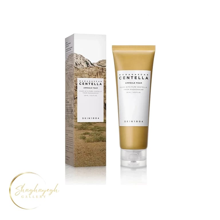 فوم شستشو ابرسان و ارام‌بخش پوست حساس اسکین 1004 سنتلا ماداگاسکار 125 میل SKIN1004 Madagascar Centella Hydrating Cleansing Foam 125ml