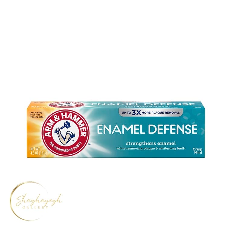 خمیر دندان تقویت کننده مینای دندان ارم اند همر 121 گرم Arm & Hammer Enamel Defense Toothpaste 121g — تصویر ۳
