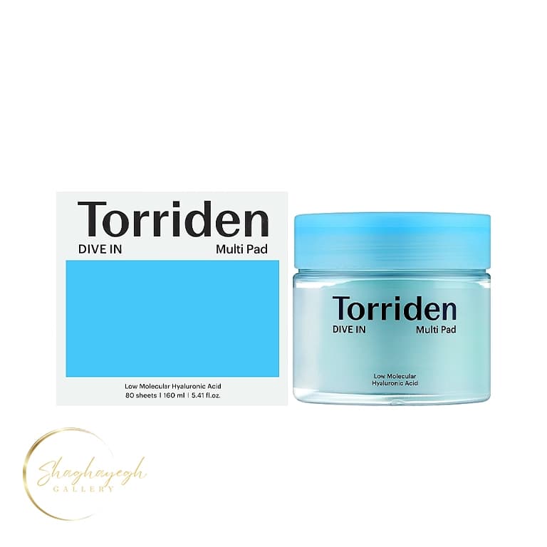 پد ابرسان و تسکین‌دهنده هیالورونیک توریدن ۸۰ عدد Torriden Dive In Low Molecular Hyaluronic Multi Pad 80 Sheets — تصویر ۴