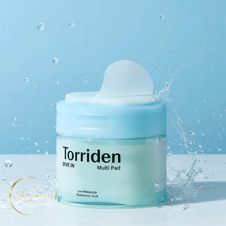 پد ابرسان و تسکین‌دهنده هیالورونیک توریدن ۸۰ عدد Torriden Dive In Low Molecular Hyaluronic Multi Pad 80 Sheets — تصویر ۳